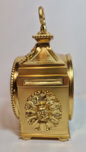 Load image into Gallery viewer, A Mid 19th Century Gilt French Mantle Clock, the ormolu case with
