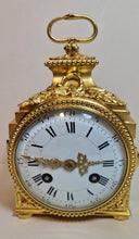 Load image into Gallery viewer, A Mid 19th Century Gilt French Mantle Clock, the ormolu case with
