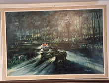 Load image into Gallery viewer, Original Oil Painting of Le Mans by Mcconnell
