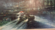 Load image into Gallery viewer, Original Oil Painting of Le Mans by Mcconnell
