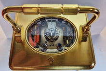 Load image into Gallery viewer, A Late 19th Cent French Gilt Gorge Cased Carriage Clock,Retailed By Goldsmiths Paris.
