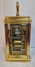 Load image into Gallery viewer, A Late 19th Cent French Gilt Gorge Cased Carriage Clock,Retailed By Goldsmiths Paris.
