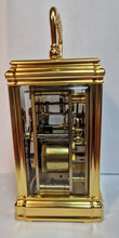 Load image into Gallery viewer, A Late 19th Cent French Gilt Gorge Cased Carriage Clock,Retailed By Goldsmiths Paris.
