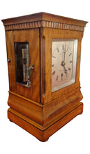 Load image into Gallery viewer, A Small Size Single Fusee Satinwood English Four-Glass Clock.
