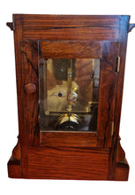 Load image into Gallery viewer, A Small Size Single Fusee Rosewood English Four-Glass Clock.
