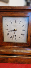 Load image into Gallery viewer, A Small Size Single Fusee Rosewood English Four-Glass Clock.
