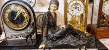 Load image into Gallery viewer, A 1920s Large Size Art Deco French Mantle Clock.

