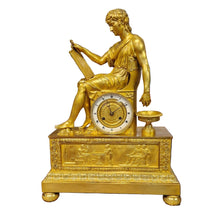 Load image into Gallery viewer, A Stunning French Empire Clock Depicting Peter The Great.
