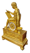 Load image into Gallery viewer, A Stunning French Empire Clock Depicting Peter The Great.

