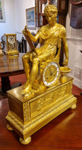 Load image into Gallery viewer, A Stunning French Empire Clock Depicting Peter The Great.
