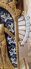 Load image into Gallery viewer, A Rousseau, Paris, a good late 19th century bras en l'air mantel clock,