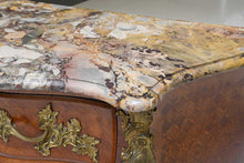 Load image into Gallery viewer, A Louis XV-Style Kingwood and Parquetry-Decorated Bombé-Shape Commode, late 19th century,