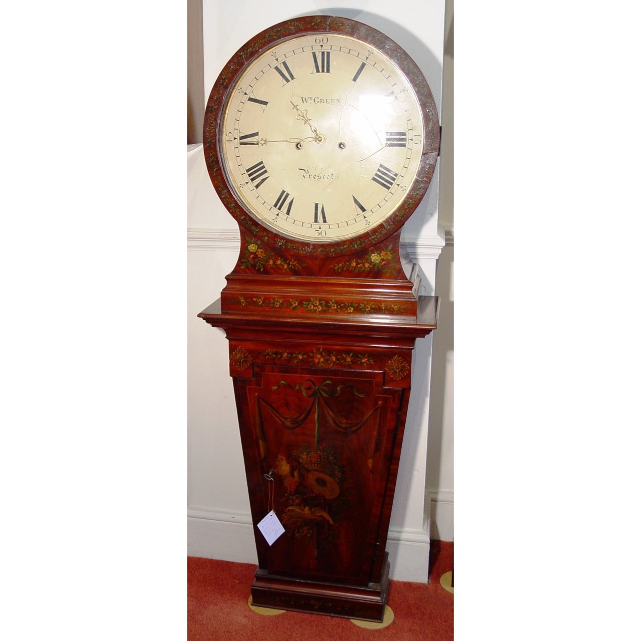 Prescot Clock Image An Unusual English Regency Pedestal Clock By William Green, Prescot ...