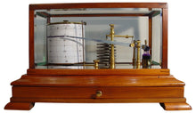 Load image into Gallery viewer, A 1920&#39;s Mahogany English Barograph With Chart Draw And Ink Bottle
