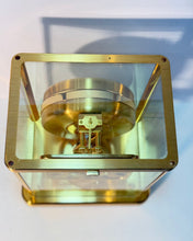 Load image into Gallery viewer, A 1980's Jaeger-LeCoultre Gilt Square Dial Atmos Clock, 540 cal