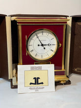 Load image into Gallery viewer, Red laquer Swiss Atmos Clock