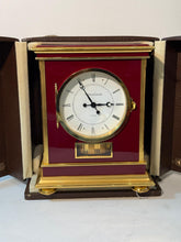Load image into Gallery viewer, Red laquer Swiss Atmos Clock