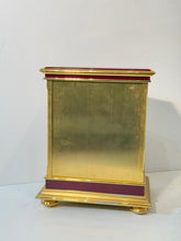 Load image into Gallery viewer, Red laquer Swiss Atmos Clock