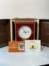 Load image into Gallery viewer, Red laquer Swiss Atmos Clock