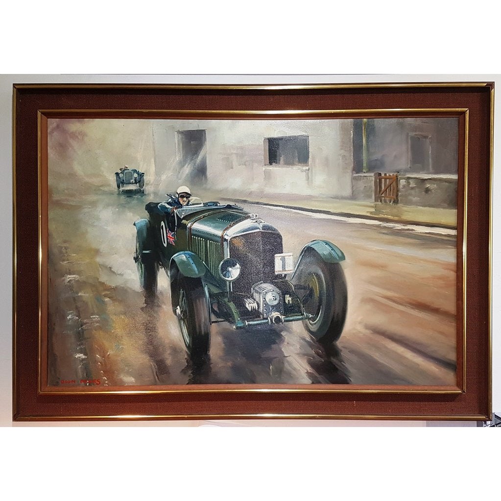 The duel between Mercedes-Benz driver Rudolf Caracciola and Sir Tim ...