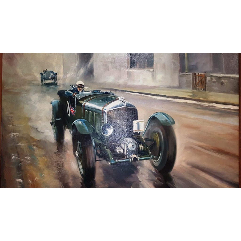 The duel between Mercedes-Benz driver Rudolf Caracciola and Sir Tim ...