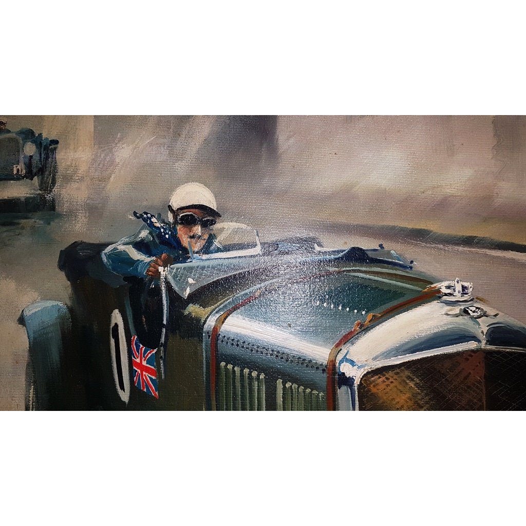 The duel between Mercedes-Benz driver Rudolf Caracciola and Sir Tim ...