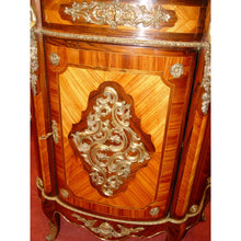 Load image into Gallery viewer, A Near Pair of 19th Century French Kingwood, Rosewood and Gilt Brass Mounted Side Cabinets,