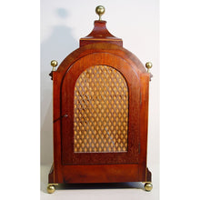 Load image into Gallery viewer, A Victorian Mahogany 8-Bell/4-gong Triple Fusee Bracket Clock