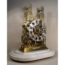 Load image into Gallery viewer, A Smith &amp; Sons, Clerkenwell Westminster Abbey English Victorian Skeleton Clock