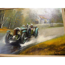 Load image into Gallery viewer, Sir Tim Birkin At The 1930 Le Mans 24 Hour Race By Dion Pears