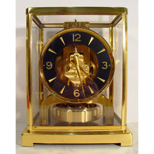 Load image into Gallery viewer, A Very Rare Black Dial 1980’s Jaeger Le Coultre Classic Model Swiss Atmos Clock
