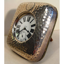 Load image into Gallery viewer, A Turn Of The Century English/French 8-Day Goliath Silver London Hallmarked Timepiece
