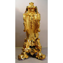 Load image into Gallery viewer, A French 1830&#39;s Gilt Bronze Rococo Mantel Clock By Le Roy, Paris
