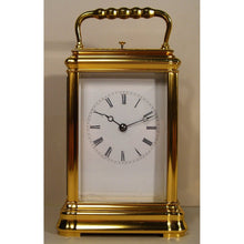 Load image into Gallery viewer, A Mid 19th Century French Gilt Bronze Gorge Case Repeating Carriage Clock