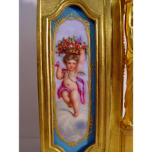 Load image into Gallery viewer, A Stunning Quality Mid 19th Century French Ormolu And Porcelain Matel Clock By Vincenti &amp; Cie, Circa 1855