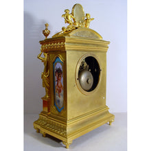 Load image into Gallery viewer, A Stunning Quality Mid 19th Century French Ormolu And Porcelain Matel Clock By Vincenti &amp; Cie, Circa 1855
