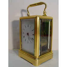 Load image into Gallery viewer, An Early Fine Quality One Piece Gilded Case French Repeating Carriage Clock,