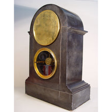 Load image into Gallery viewer, A 19th c French Perpetual Calendar/Equation Of time Slate Clock By Brocot
