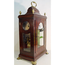 Load image into Gallery viewer, A George III Mahogany Bracket Clock By Stephen Hale, London, circa 1785