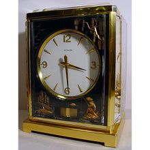 Load image into Gallery viewer, A Very Original 1970,s Jaeger Le Coultre Classic Model Black Marina Swiss Atmos Clock, Chinese Model