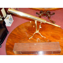 Load image into Gallery viewer, A Very Fine Quality Early 19th Century Brass Telescope By Berge, London With Original Mahogany Box, Circa 1830