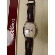 Load image into Gallery viewer, A Very Good Condition Longines Steel Chronograph Evidenza Wrist-Watch With Box And Warranty