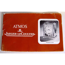 Load image into Gallery viewer, A 1970,s Jaeger le Coultre Black Marina Model Swiss Atmos Clock, Bees Model With Box And Booklet