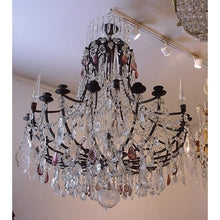 Load image into Gallery viewer, 19th Century Bronze Antique Chandelier