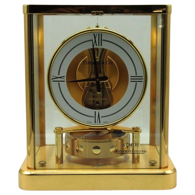 A Brand New Condition Rare Tiffany Model 1999 Jaeger 540 Cal Swiss Atmos Clock